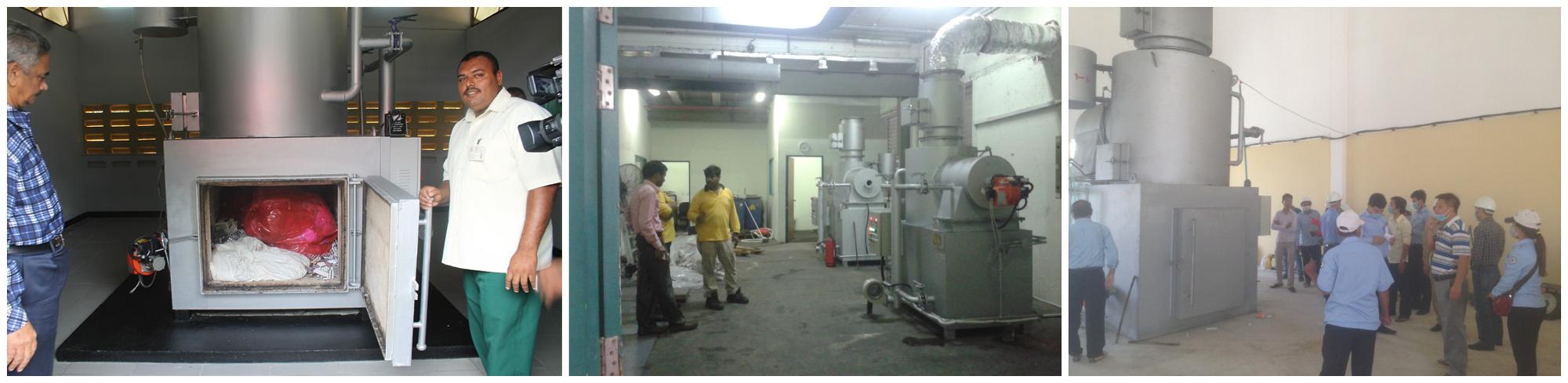 Carbon Steel AS MODEL Waste Incinerator with Advanced High Temperature Technology