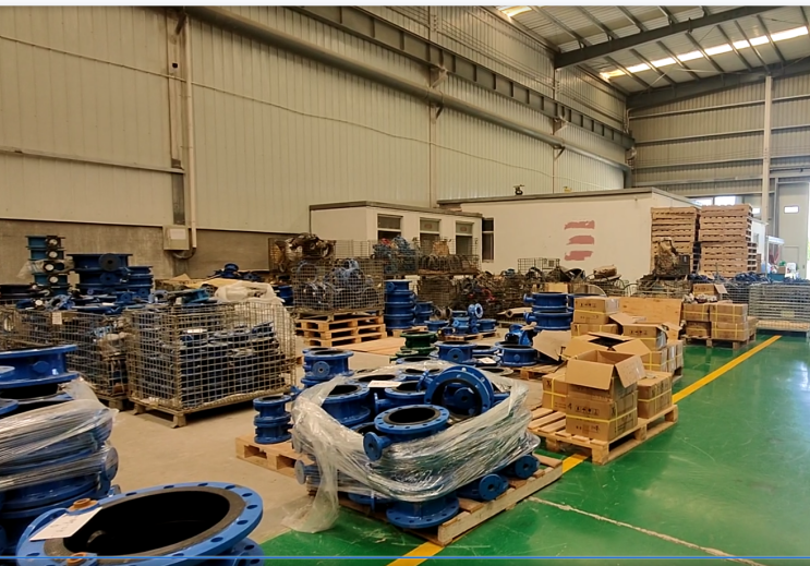 EPDM PTFE Seal Material Pneumatic Butterfly Valve for Food Sanitary Grade Ventilation