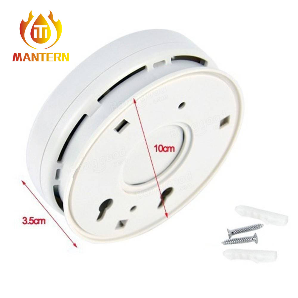 EN50291 Approval Carbon Monoxide Detector DC 4.5V Battery Operated White Color