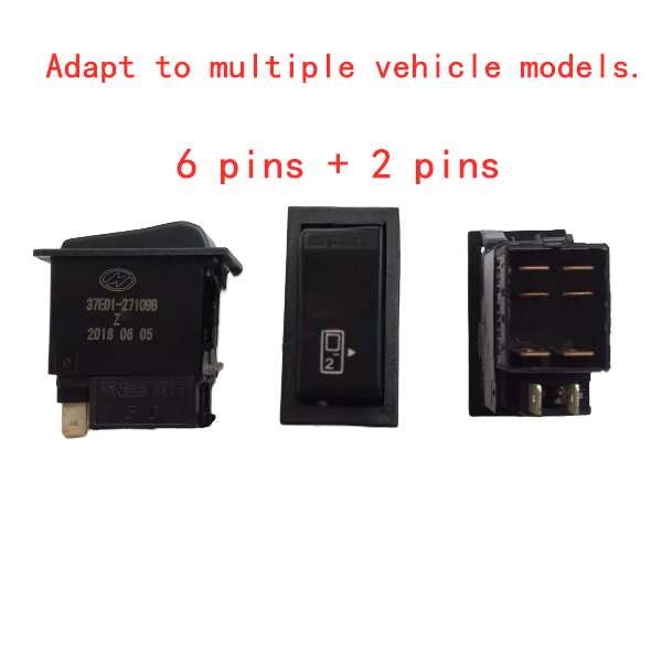 Passenger Door Rocker Toggle Switch Higer Bus Parts PN 37E01-27109