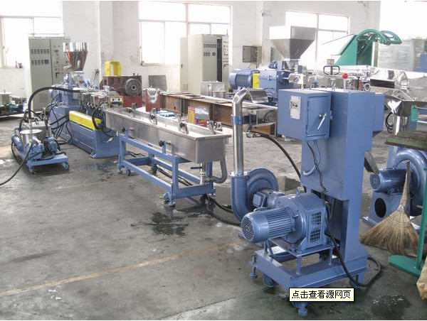 Single Screw Plastic Granules Machine , Plastic Recycling Machine
