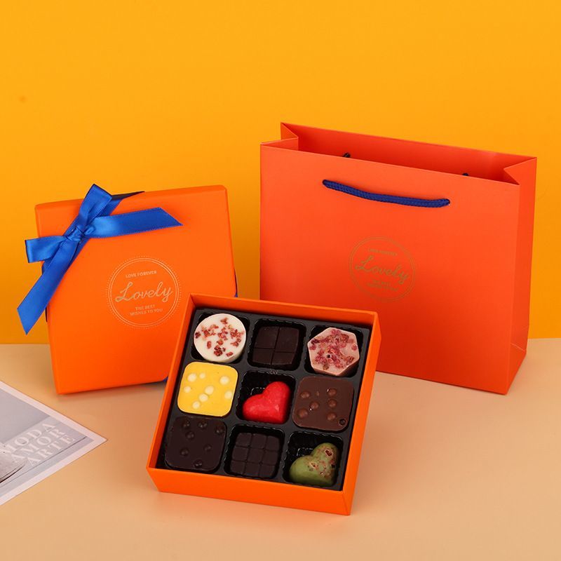 China Wholesale Custom Designed Embossed Texture Art Paper Pasted Cardboard Two-Layer Chocolate Candy Book Style Magnetic Packaging Gift Box with Compartment