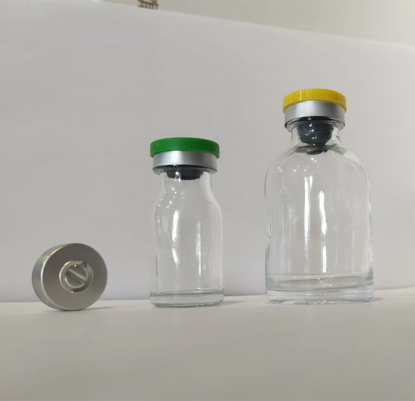 20ml Transparent Molded Glass Vial Hot Stamping Chemistry Reagent Bottle