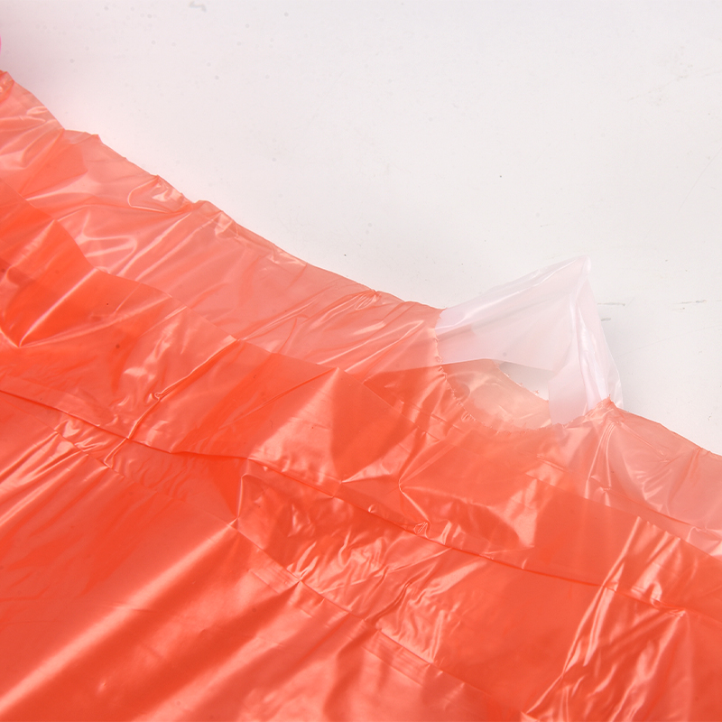Simple Handle and Lock Taste Full Grid Pumping Rope Garbage Bag for Waste Management