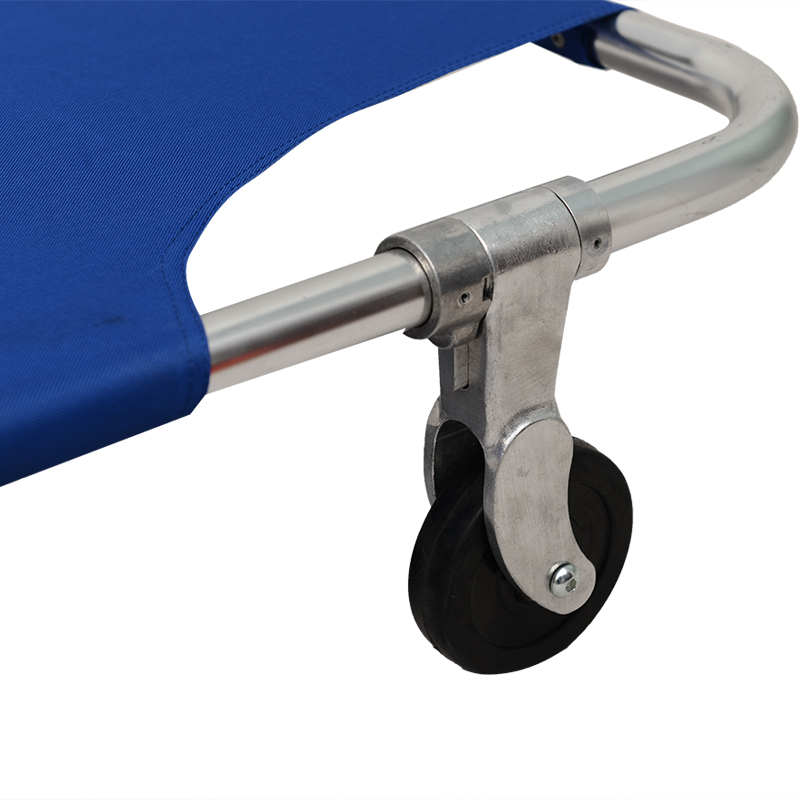 First-Aid Devices Logo Customized Logo 4 Wheels Folding Stretcher for Fire Fighting