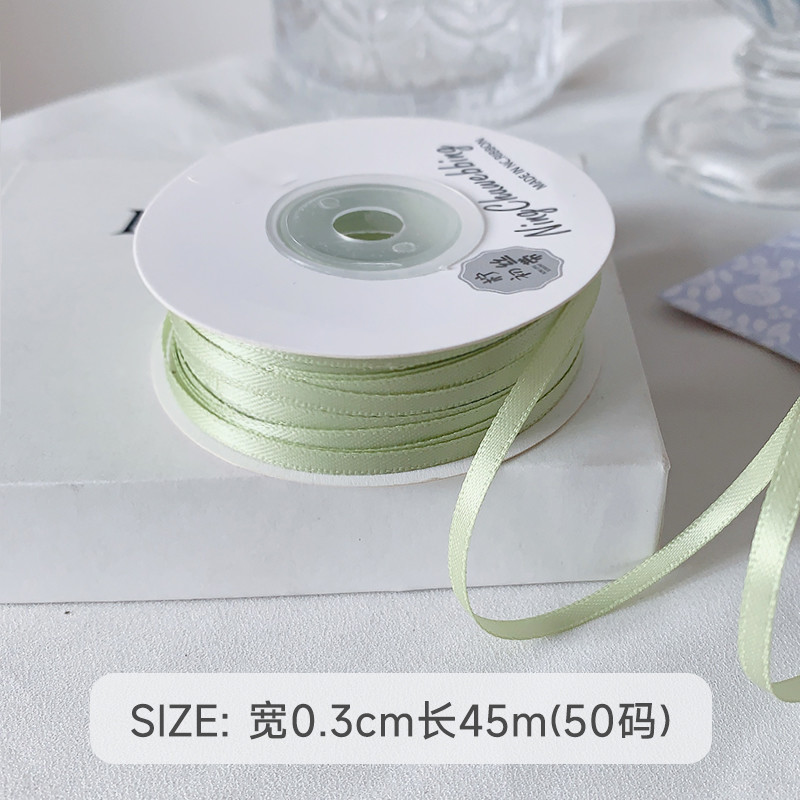 3mm Polyester Satin Ribbon Double Face High Density Satin Finish Poly Ribbon