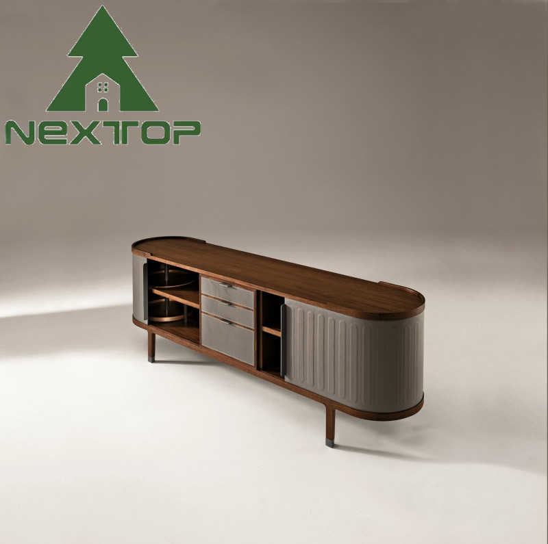 OEM Upholstery Solid Wood Cabinets Console Table For Entryway Hall