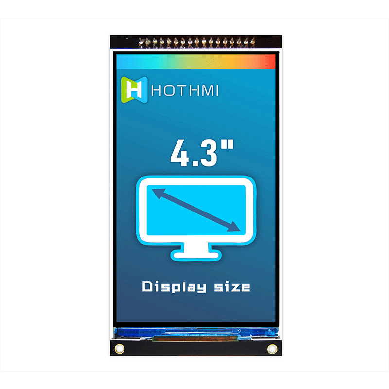 Sunlight Readable TFT LCD Module 4.3 Inch 480x800 NT35510 TFT_H043A4WVIST5N60