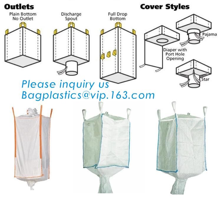 New arrival wholesale polypropylene woven plastic jumbo bag pp big bag for sand, building material,jumbo bag / FIBC bulk