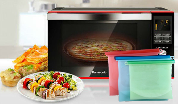 1000ML/1500ML Leakproof Easy Clean Fresh Sealing Vacuum Reusable Silicone Food Safe Storage Bag