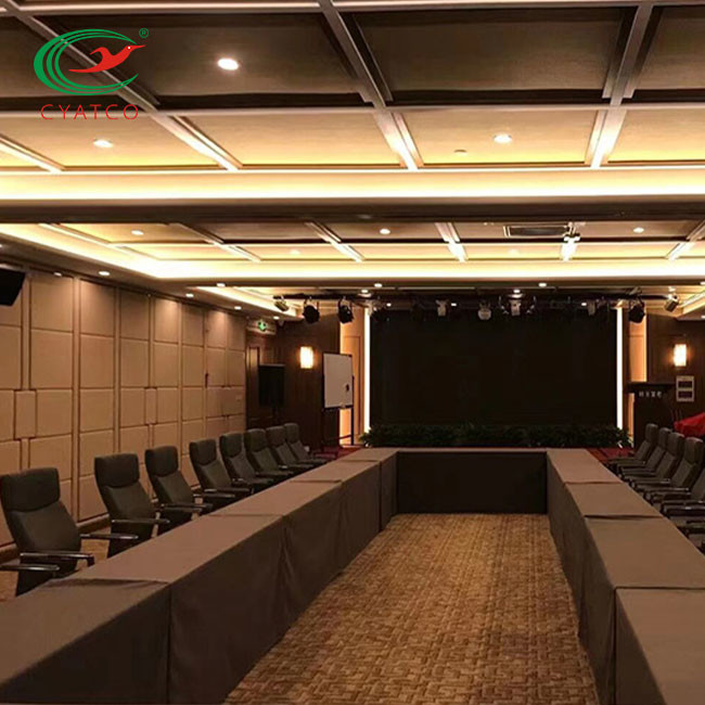 Interior Practical Fabric Wrapped Panels , Multipurpose Fabric Covered Panels