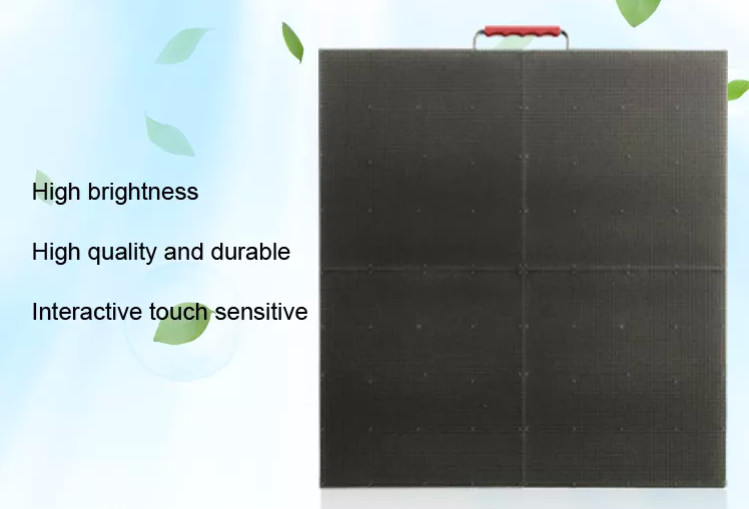 HD Interactive Lighted Floor Panels Led Display Tiles P3.9 Indoor Fixed Installation