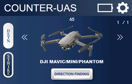 IP55 Handheld Drone Detection Device Adopting Electromagnetic Wave Reflection