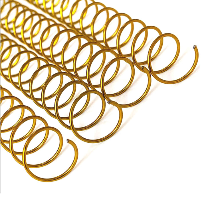 A4 A5 Notebook Coil Ring Binder , 1/2'' Aluminium Spiral Spine Binding
