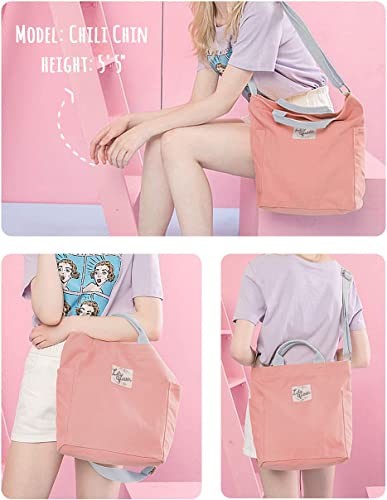 Full Color Custom Summer Canvas Crossbody Messenger Bag With Grommet Handle
