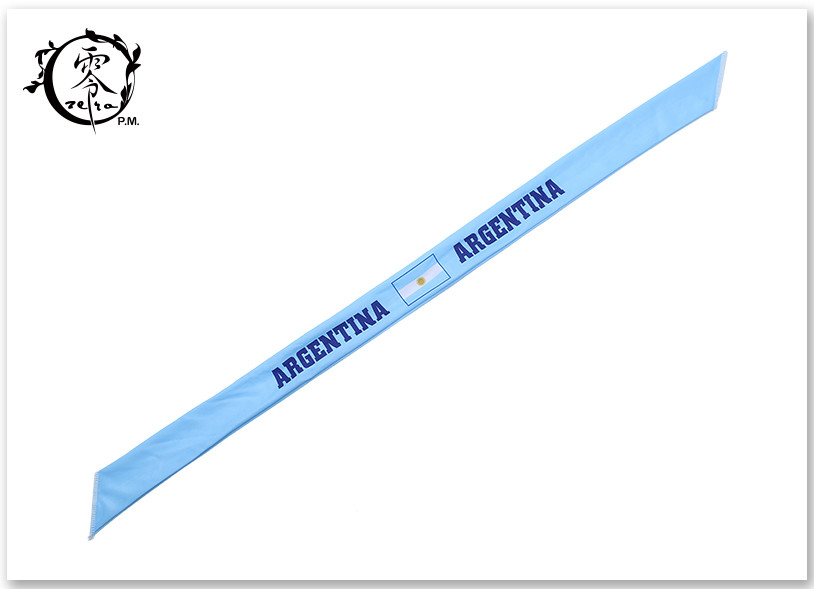 Unisex World Cup Argentina Flag Logo Headband Wrist Band Hair Band with Custom Logo