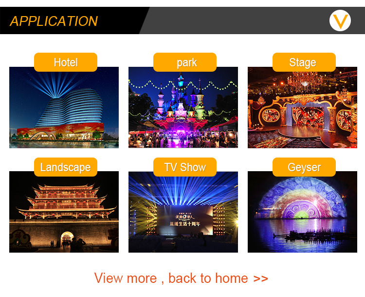 400W Customized Gobos Led Projector Light AC220V Exterior Image Projection