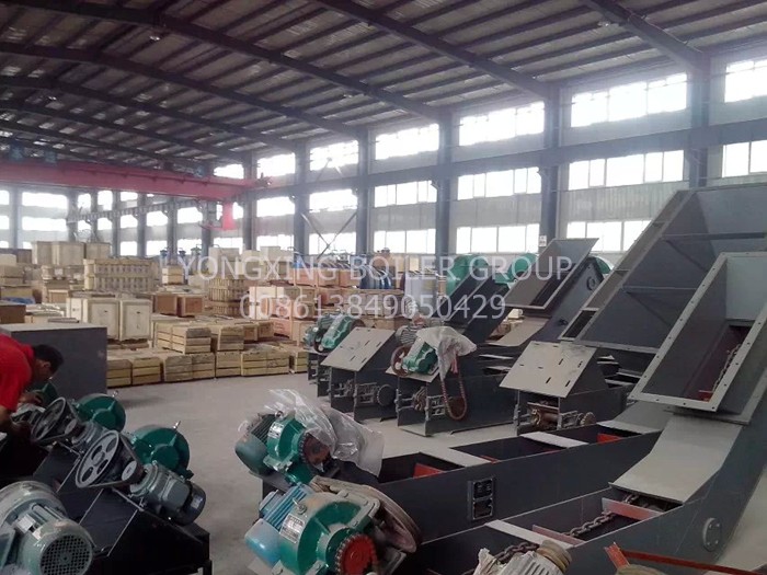 Large Capacity Scraper Chain Conveyor Ash Extractor For 1-40T Coal Steam Boiler