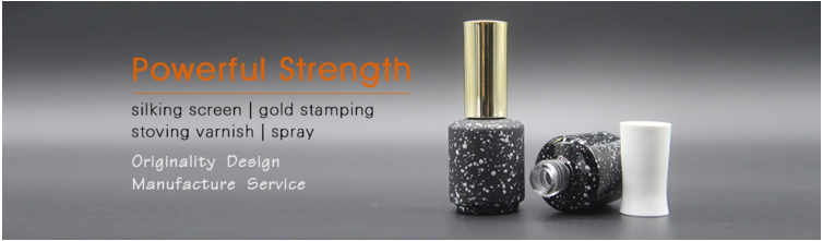 Plastic Pp Nail Polish Brush White Black For Personal Care Nail Bottle
