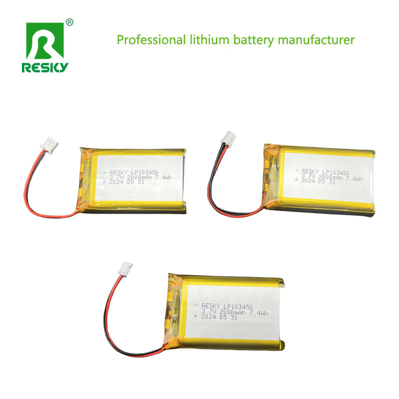Storage Lithium Polymer Battery Cell 103450 3.7V 1800mAh For Medical Device