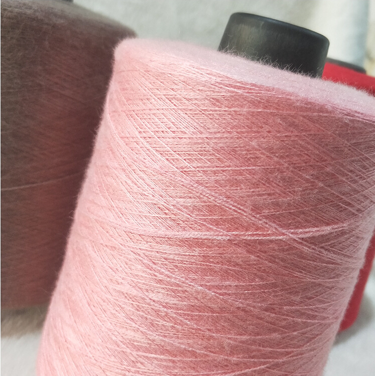 Wholesale 42%R 28%Ny 30%PBT blended anti-pilling core spun yarn for knitting fabric and sweater