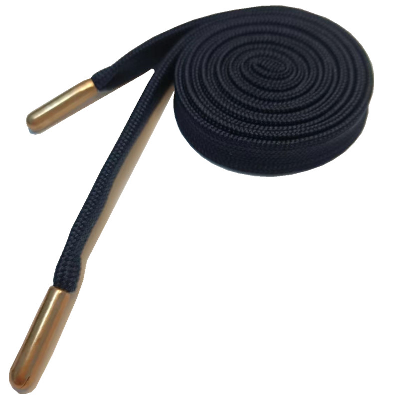 Custom Twisted Sneaker Designer Shoestrings Shoelaces For Hoodie Drawstring With Metal Tips