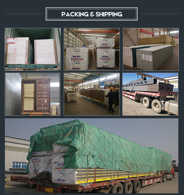 Aluminum Foam RAL Color Customized Glasswool Exterior Wall Sandwich Panel 64kg/M3 Density
