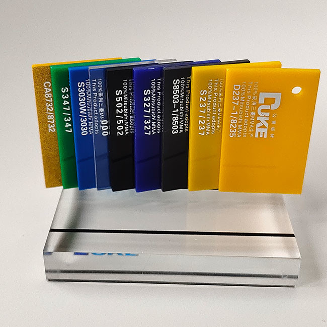 Colorful Acrylic PMMA Sheets Respect 5 Mm For Outdoor Sign Board