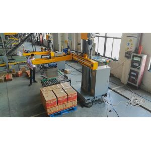 Food Beverage Automatic Palletizer Machine Robot Arm
