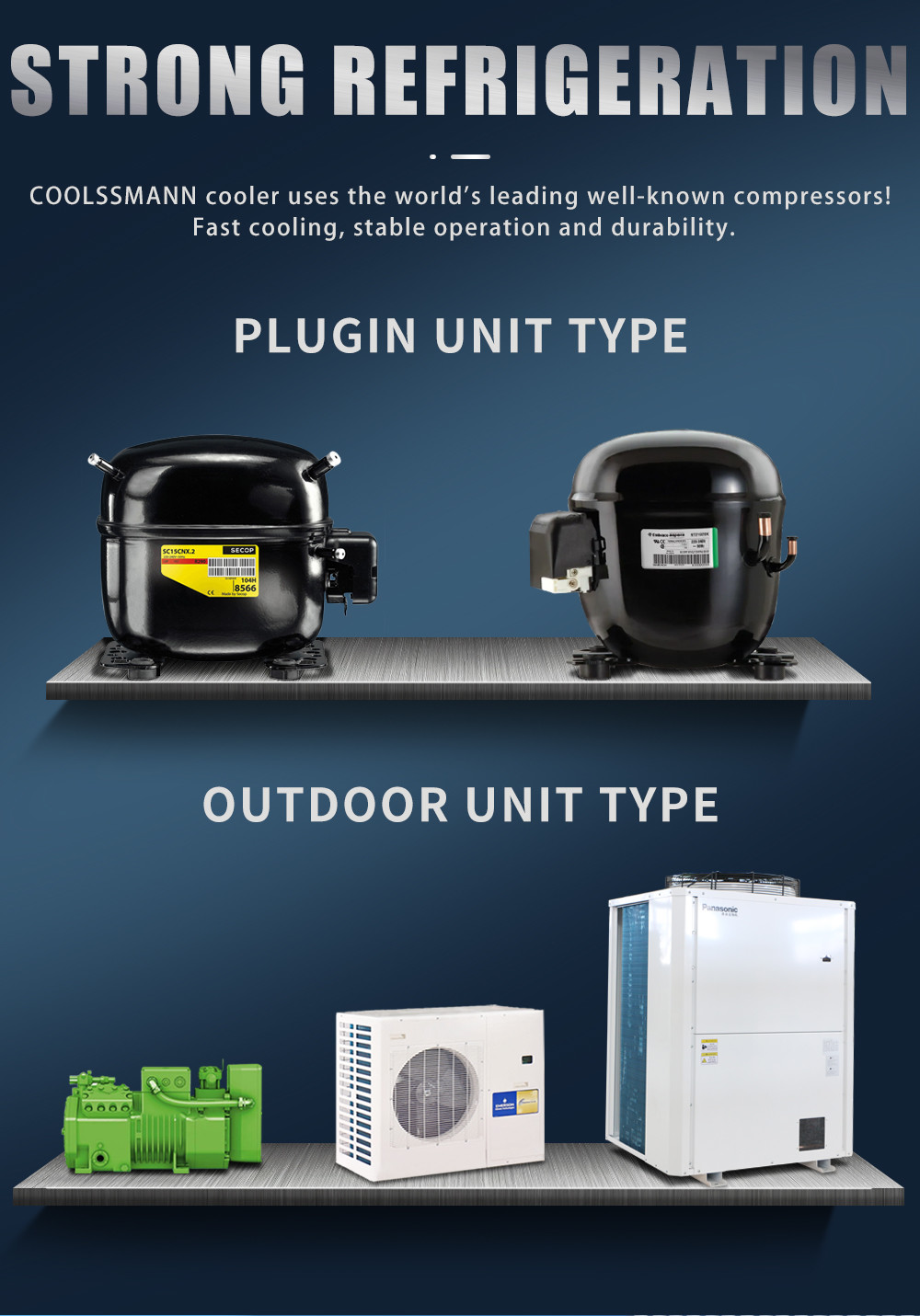 Drink Display Multideck Open Chiller With Night Curtain Showcase Refrigerator