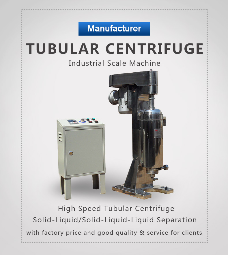 GF75 Tubular Centrifuge for Milk Cream Separator Machine