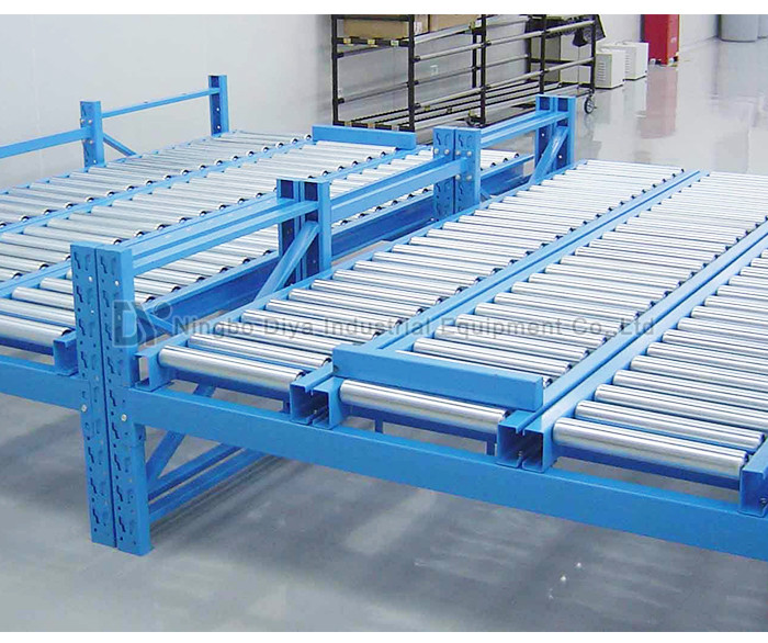 Adjustable Stacking Rack System , Gravity Flow Racking For Loading Warehouse Inventory