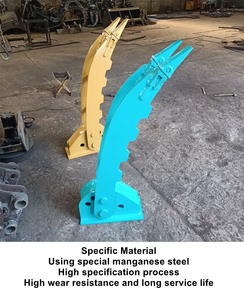 Customizable Durable Mini Excavator Hydraulic Thumb Attachment Q345B NM400 handox500