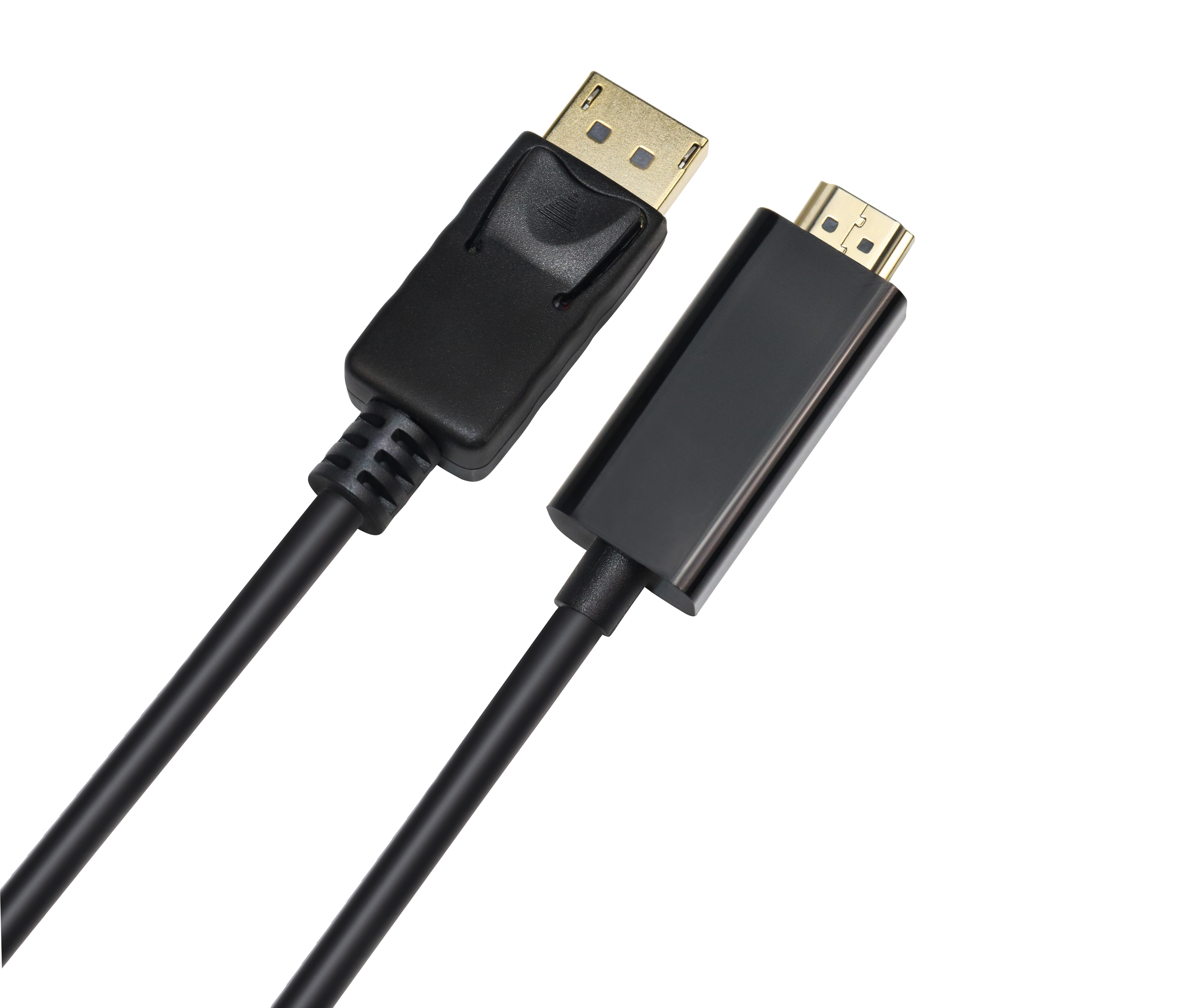 6 Feet Foil Shielding Displayport To HDMI Cable 4K Resolution Ready