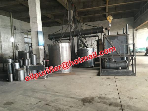 Quality Low cost waste engine oil distillation system, Enigne Oil Cleaning  recycling system, car oil decolorization plant for sale