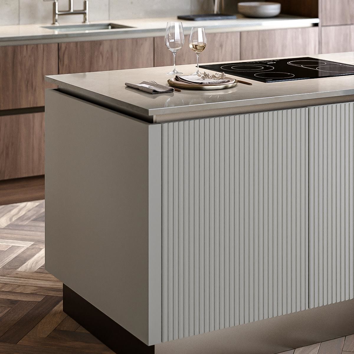 Wall Mounted Home Lacquer or Finish Modern Design Kitchen Cabinet Complete Set Wood Storage