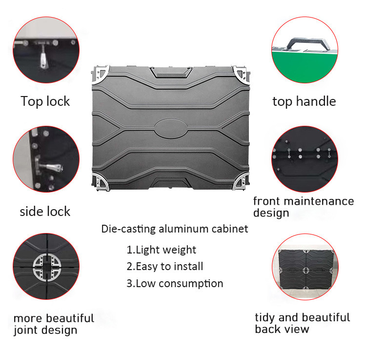 Small Pixel Ultra Thin Die Casting Aluminum P1.8 HD Led Display