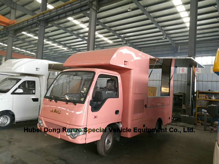 Custom Color JAC Mobile Kitchen Truck , Street Mobile Fast Food Van