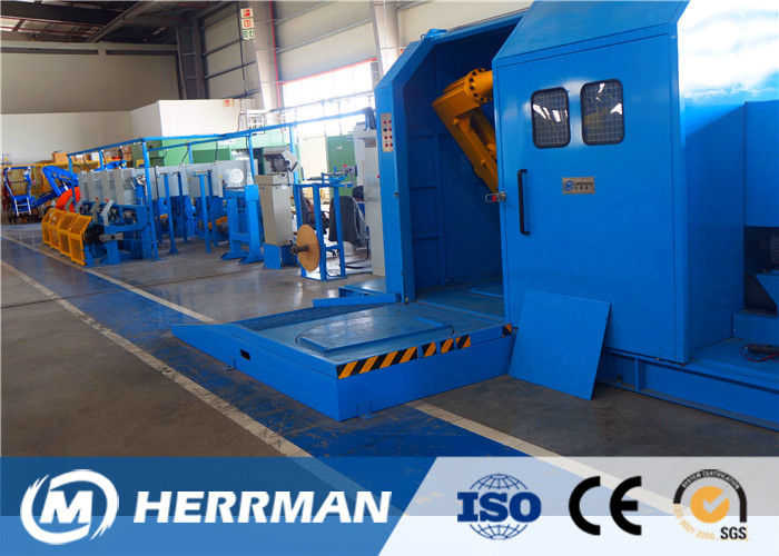 High Potency Cable Twisting Machine Single Twister Shaft Lever Take Up Type NSK Bearing