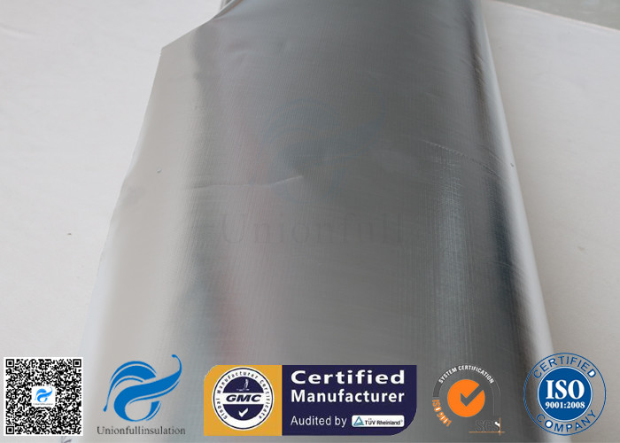 Aluminium Foil Fiberglass / Fibreglass Fabric For Reflective Firefighter Suits