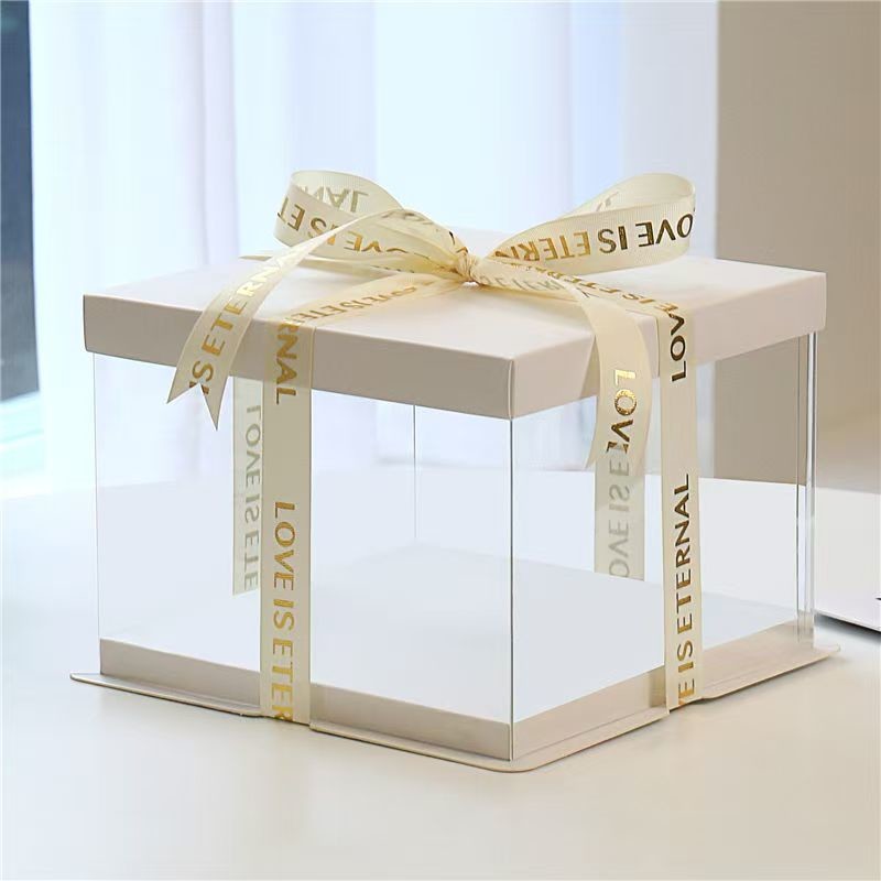 Unique Clear Cake Containers - 4-12 Inch Sizes, Customizable. SEO-Optimized!