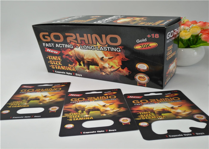 Hardsteel EXtacy Sex Pill Blister Card Packaging
