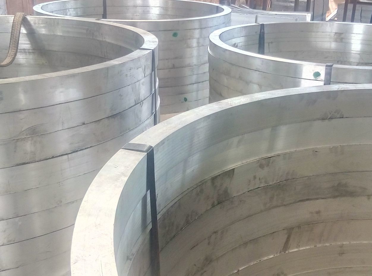 Rolled Ring Forgings Used In Aerospace Industry 7075 T6 Aluminum Forging Parts
