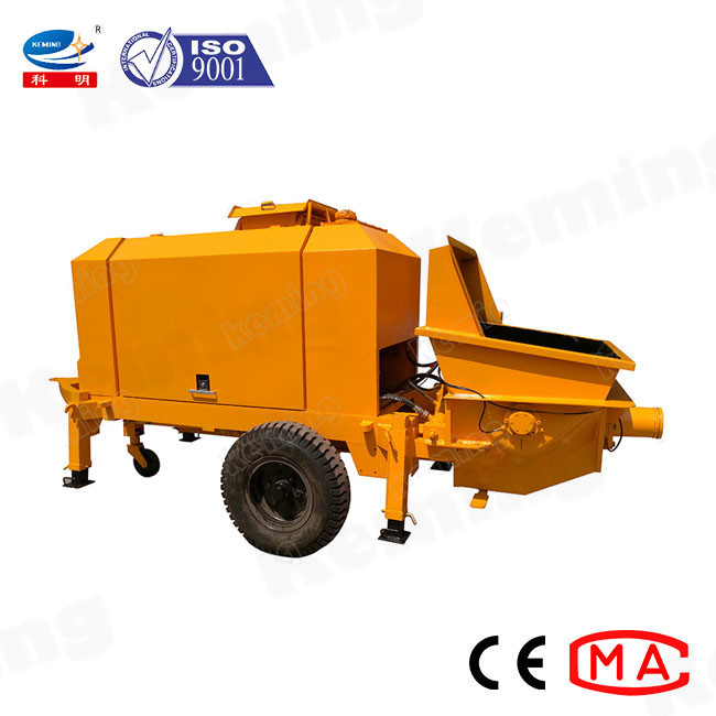 Mortar Conveying Mini Concrete Pump Machine Long Spraying Distance For Pouring