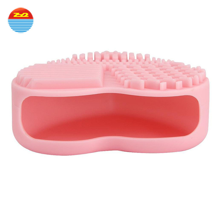 Heart - Shaped Food Grade Silicone Makeup Tool Compact In Size And Very Cute Design