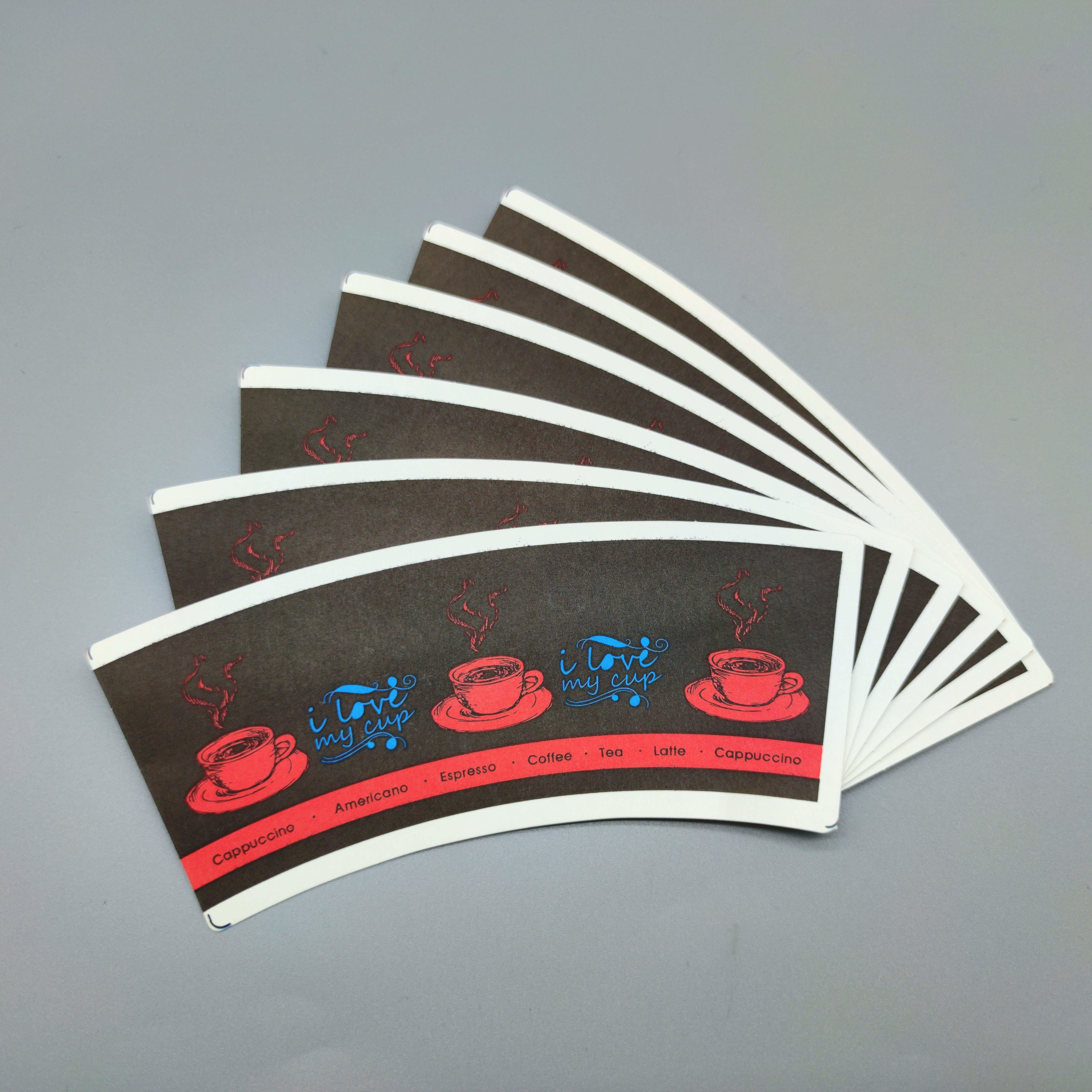 Customized Printing Paper PE Coated Paper Cup Fan Good Compression And High Stiffness