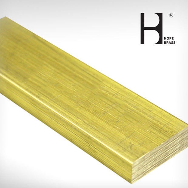 Rustproof Brass Square Bar Stock Smooth Surface Square Brass Rod