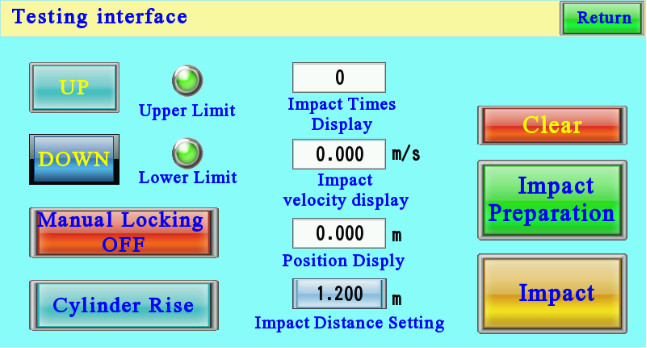 Packaging Incline Impact Testing Machine Impact Speed Range 1.305 ～ 5m/s