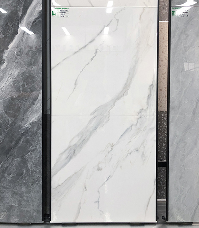 60x60 Carrara White Vitrified Glazed Ceramic Tile For Floor