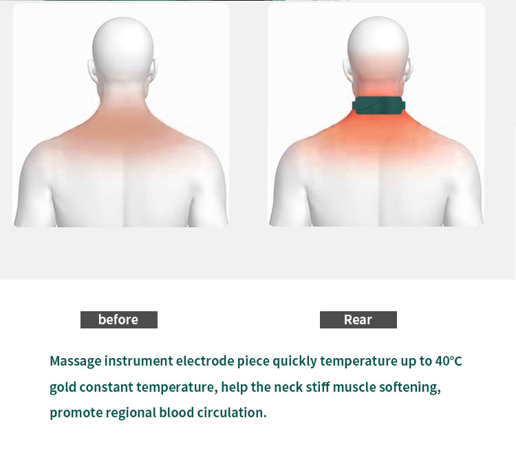 Deep Tissue Pain Relief Cervical Massage Machine Head for Shoulder Neck MSDS